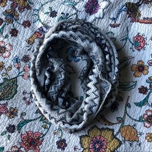Patterned Infinity Scarf